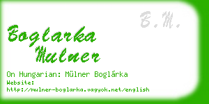 boglarka mulner business card